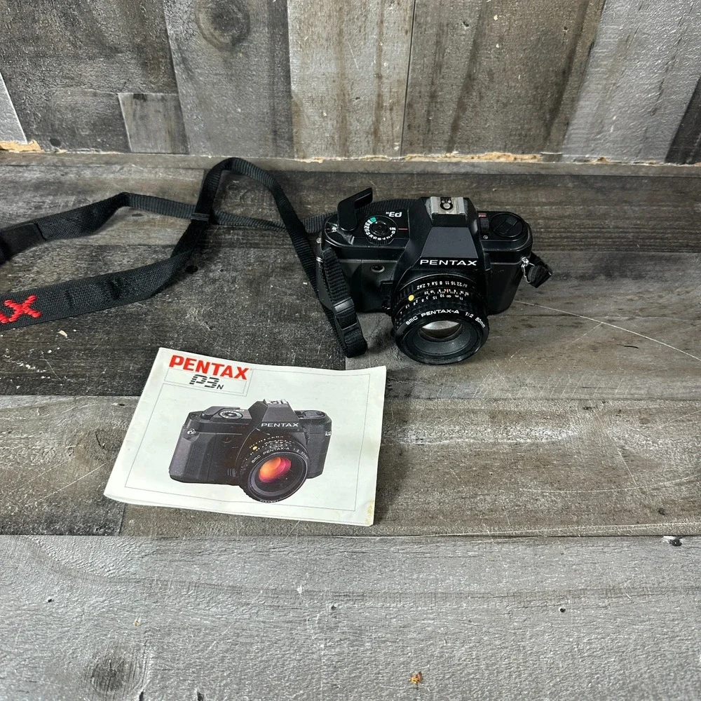 Pentax P3n 35mm SLR 35mm Film Camera With Lens - with Manual